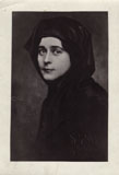 Passfoto, Djavidan Hanum - Aufnahmejahr: um 1919